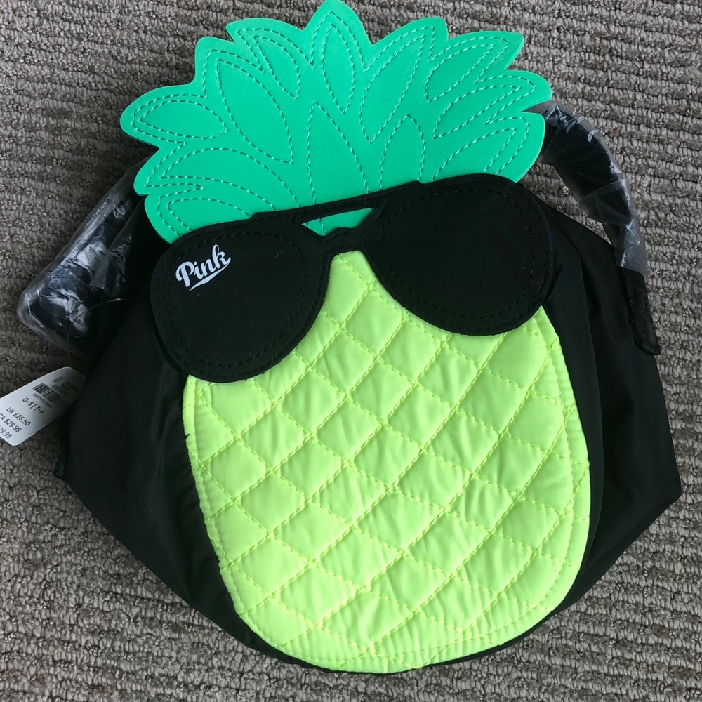 Pink brand Pineapple bag.  New Never used